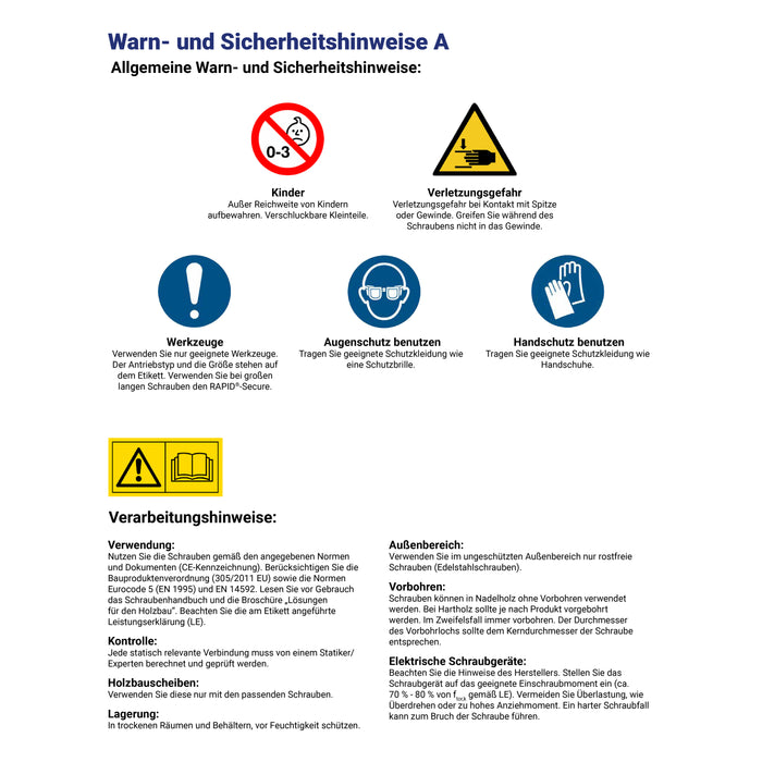 RAPID® SSF (SuperSenkFix-Kopf)